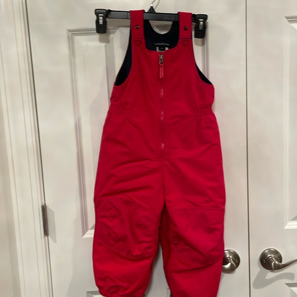Lands End red snowpants - Picture 1 of 3